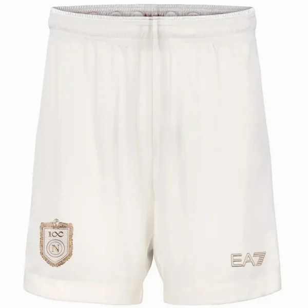 SSC Naples Pantalon 2026 2027 Blanc - Pantalon SSC Naples | maillotdefootpersonnalise