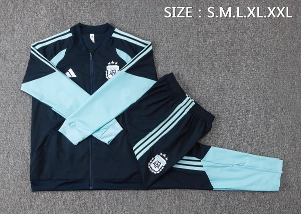 Argentine Survêtements Coupe-vent 2026 Bleu - Argentine Survêtements Pas Cher | maillotdefootpersonnalise