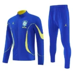 Brésil Survêtements Coupe-vent 2026 Bleu - Brésil Survêtements Pas Cher | maillotdefootpersonnalise