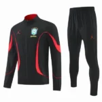 Brésil Survêtements Coupe-vent 2026 Noir - Brésil Survêtements Pas Cher | maillotdefootpersonnalise