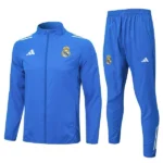 Real Madrid Survêtements Coupe-vent 2025 2026 Bleu - Real Madrid Survêtements Pas Cher | maillotdefootpersonnalise