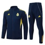 Real Madrid Survêtements Coupe-vent 2025 2026 Bleu - Real Madrid Survêtements Pas Cher | maillotdefootpersonnalise