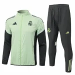 Real Madrid Survêtements Coupe-vent 2025 2026 Gris - Real Madrid Survêtements Pas Cher | maillotdefootpersonnalise