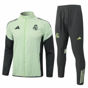 Real Madrid Survêtements Coupe-vent 2025 2026 Gris - Real Madrid Survêtements Pas Cher | maillotdefootpersonnalise