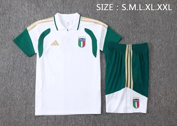 Italie Ensemble 2026 Blanc - Italie Pas Cher | maillotdefootpersonnalise