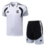 Real Madrid Ensemble 2026 2027 Gris - Survêtements Real Madrid | maillotdefootpersonnalise