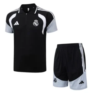 Real Madrid Ensemble 2026 2027 Gris - Survêtements Real Madrid | maillotdefootpersonnalise
