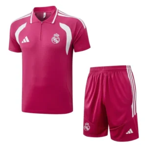 Real Madrid Ensemble 2026 2027 Rose - Survêtements Real Madrid | maillotdefootpersonnalise
