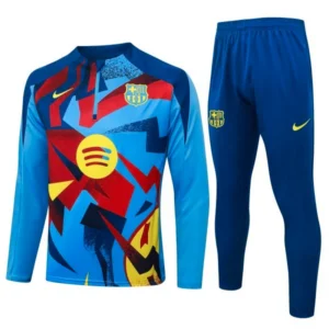 FC Barcelone Survêtements Survêtement 2025 2026 Bleu - Survêtement FC Barcelone Survêtements | maillotdefootpersonnalise