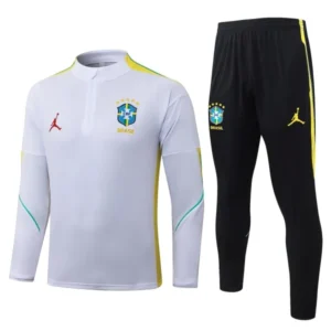 Brésil Survêtements Survêtement 2026 Blanc - Survêtement Brésil Survêtements | maillotdefootpersonnalise