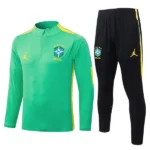 Brésil Survêtements Survêtement 2026 Vert - Survêtement Brésil Survêtements | maillotdefootpersonnalise