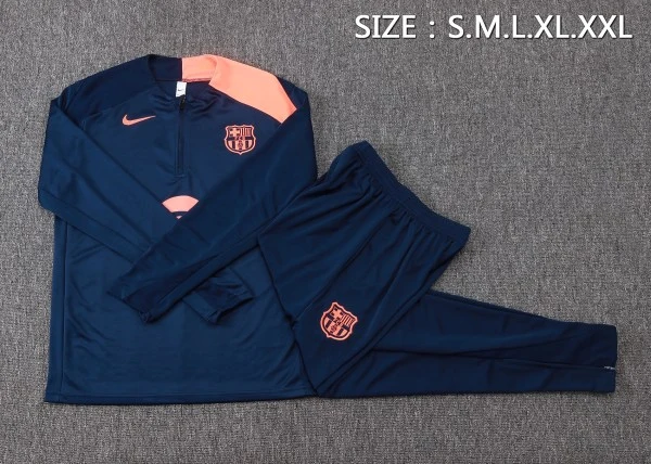 FC Barcelone Enfant Survêtement 2025 2026 Bleu - Survêtement FC Barcelone Enfant | maillotdefootpersonnalise