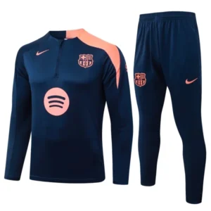 FC Barcelone Enfant Survêtement 2025 2026 Bleu - Survêtement FC Barcelone Enfant | maillotdefootpersonnalise