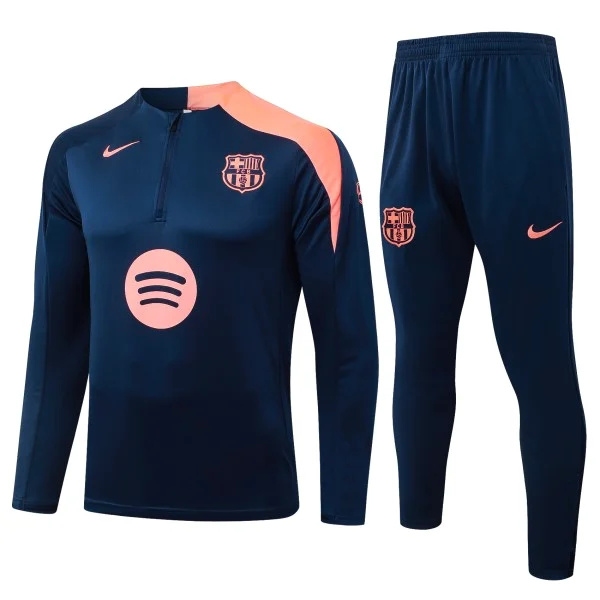 FC Barcelone Enfant Survêtement 2025 2026 Bleu - Survêtement FC Barcelone Enfant | maillotdefootpersonnalise