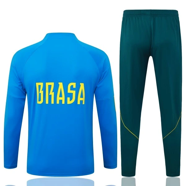 Brésil Enfant Survêtement 2026 Bleu - Survêtement Brésil Enfant | maillotdefootpersonnalise