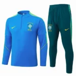 Brésil Enfant Survêtement 2026 Bleu - Survêtement Brésil Enfant | maillotdefootpersonnalise
