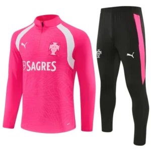 Portugal Enfant Survêtement 2026 Rose - Survêtement Portugal Enfant | maillotdefootpersonnalise