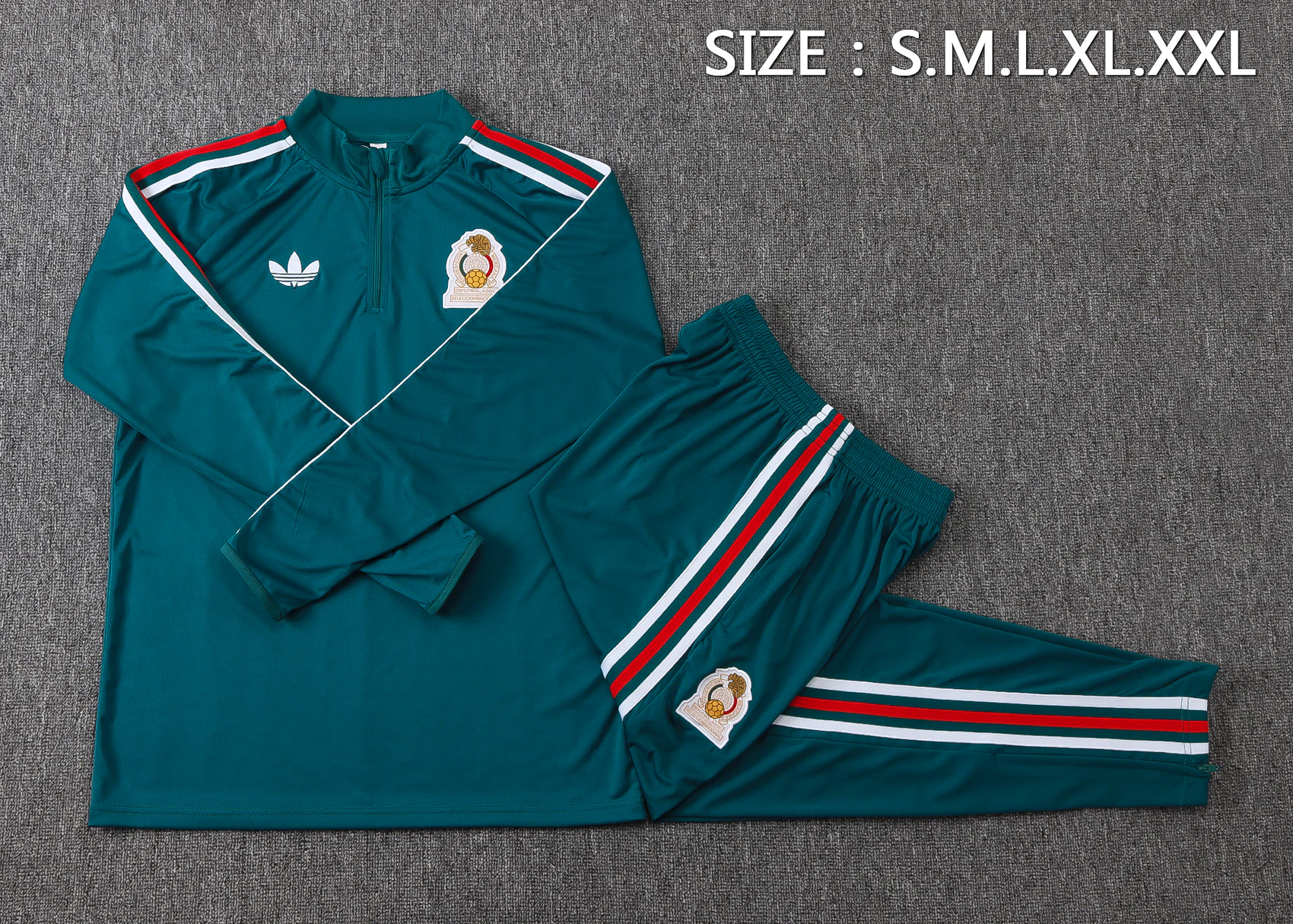 Mexique Survêtements Survêtement 2026 Vert - Survêtement Mexique Survêtements | maillotdefootpersonnalise