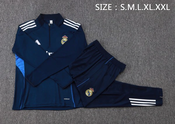 Real Madrid Survêtements Survêtement 2025 2026 Bleu - Survêtement Survêtements Real Madrid Survêtements | maillotdefootpersonnalise