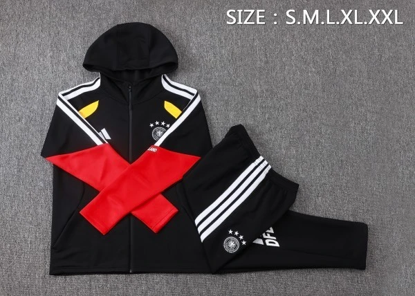 Allemagne Survêtements Ensemble 2026 Noir - Allemagne Survêtements Pas Cher | maillotdefootpersonnalise
