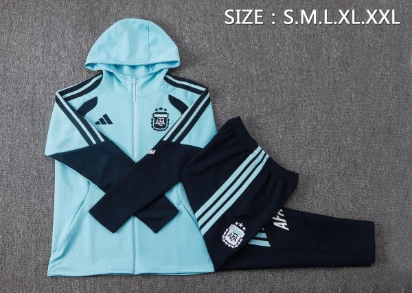 Argentine Survêtements Ensemble 2026 Bleu - Argentine Survêtements Pas Cher | maillotdefootpersonnalise