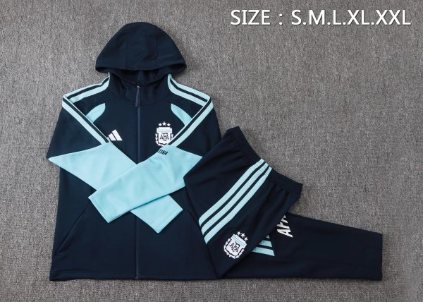 Argentine Survêtements Ensemble 2026 Bleu - Argentine Survêtements Pas Cher | maillotdefootpersonnalise