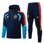 Espagne Survêtements Ensemble 2026 Bleu - Espagne Survêtements Pas Cher | maillotdefootpersonnalise