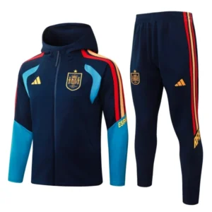 Espagne Survêtements Ensemble 2026 Bleu - Espagne Survêtements Pas Cher | maillotdefootpersonnalise