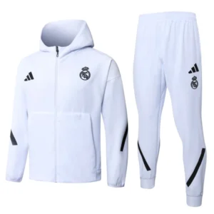 Real Madrid Survêtements Ensemble 2025 2026 Blanc - Real Madrid Survêtements Pas Cher | maillotdefootpersonnalise