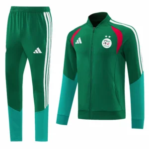 Algérie Survêtements Ensemble 2026 Vert - Algérie Survêtements Pas Cher | maillotdefootpersonnalise