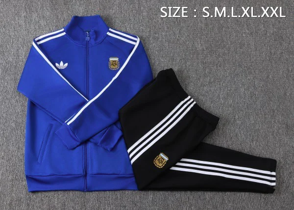 Argentine Survêtements Ensemble 2026 Bleu - Argentine Survêtements Pas Cher | maillotdefootpersonnalise