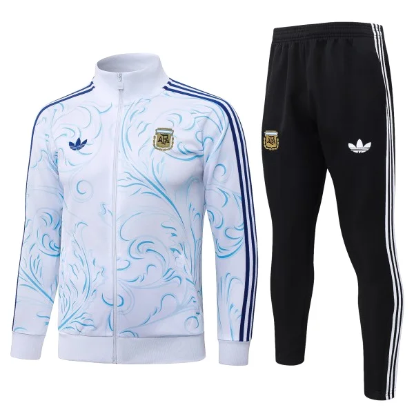 Argentine Survêtements Ensemble 2026 Blanc - Argentine Survêtements Pas Cher | maillotdefootpersonnalise