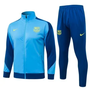 FC Barcelone Survêtements Ensemble 2025 2026 Bleu - FC Barcelone Survêtements Pas Cher | maillotdefootpersonnalise