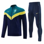 Brésil Survêtements Ensemble 2026 Vert - Brésil Survêtements Pas Cher | maillotdefootpersonnalise