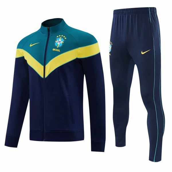 Brésil Survêtements Ensemble 2026 Vert - Brésil Survêtements Pas Cher | maillotdefootpersonnalise