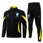 Brésil Survêtements Ensemble 2026 Noir - Brésil Survêtements Pas Cher | maillotdefootpersonnalise