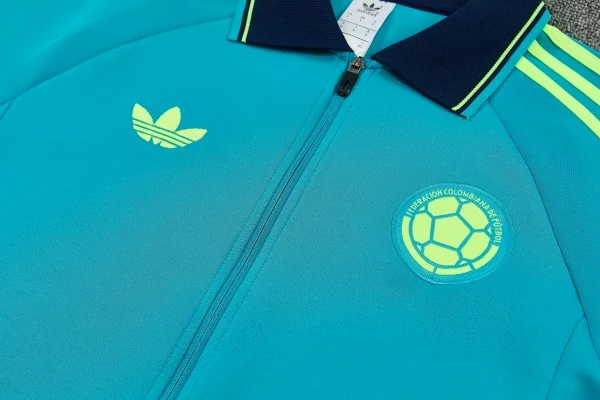 Colombie Survêtements Ensemble 2026 Vert - Colombie Survêtements Pas Cher | maillotdefootpersonnalise