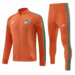 Côte D'ivoire Survêtements Ensemble 2026 Orange - Côte D'ivoire Survêtements Pas Cher | maillotdefootpersonnalise