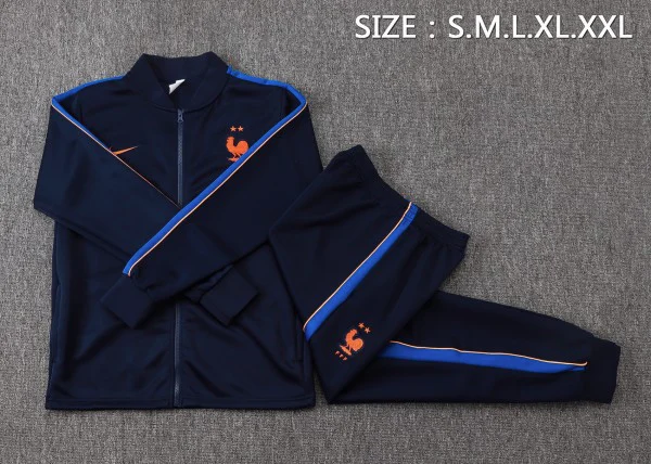 France Survêtements Ensemble 2026 Bleu - France Survêtements Pas Cher | maillotdefootpersonnalise