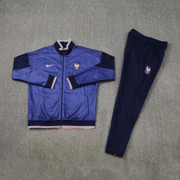 France Survêtements Ensemble 2026 Bleu - France Survêtements Pas Cher | maillotdefootpersonnalise