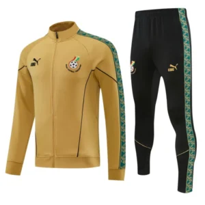 Ghana Survêtements Ensemble 2026 Jaune - Ghana Survêtements Pas Cher | maillotdefootpersonnalise