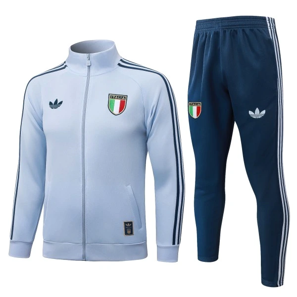 Italie Survêtements Ensemble 2026 Bleu - Italie Survêtements Pas Cher | maillotdefootpersonnalise