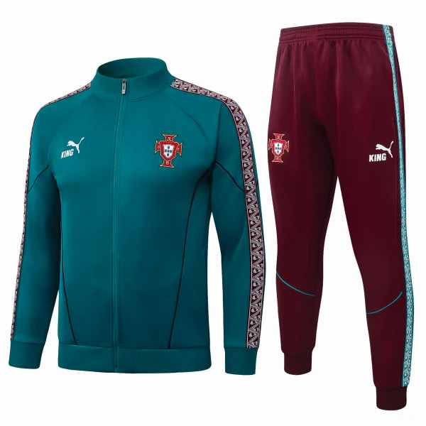 Portugal Survêtements Ensemble 2026 Vert - Portugal Survêtements Pas Cher | maillotdefootpersonnalise