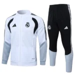 Real Madrid Survêtements Ensemble 2026 2027 Gris - Real Madrid Survêtements Pas Cher | maillotdefootpersonnalise