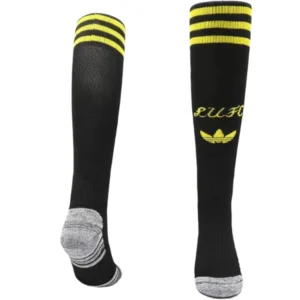 Leeds United Enfant Chaussettes 2026 2027 Noir - Leeds United Enfant Pas Cher | maillotdefootpersonnalise