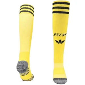 Leeds United Enfant Chaussettes 2026 2027 Jaune - Leeds United Enfant Pas Cher | maillotdefootpersonnalise