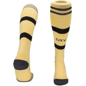 Manchester City Enfant Chaussettes 2026 2027 Jaune - Manchester City Enfant Pas Cher | maillotdefootpersonnalise