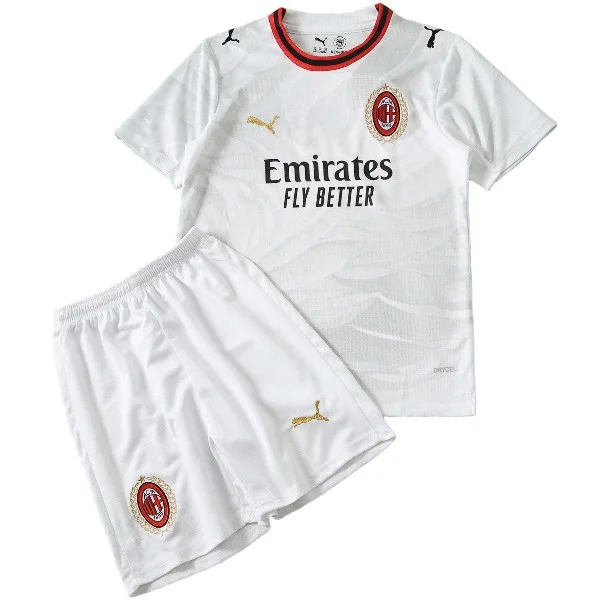 AC Milan Enfant Ensemble 2026 2027 Blanc - AC Milan Enfant Pas Cher | maillotdefootpersonnalise