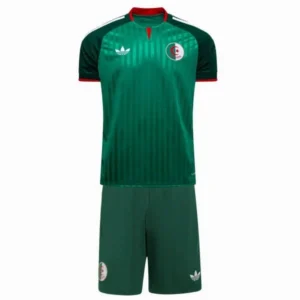 Algérie Enfant Ensemble 2026 Vert - Algérie Enfant Pas Cher | maillotdefootpersonnalise