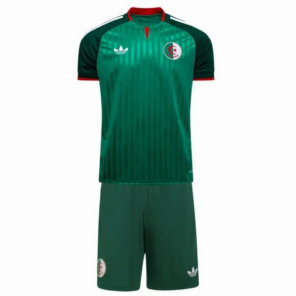 Algérie Enfant Ensemble 2026 Vert - Algérie Enfant Pas Cher | maillotdefootpersonnalise